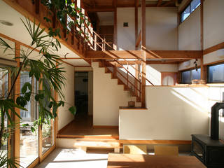 土間のある家, 八島建築設計室 八島建築設計室 Ausgefallener Multimedia-Raum