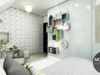 Dom w Zielonkach, MONOstudio MONOstudio Scandinavian style nursery/kids room