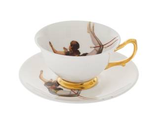 Trapeze Girl Teacup and Saucer, Melody Rose Melody Rose Dining room