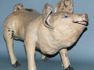 Ceramic Pig, Boyne-Whitelegg Pottery Boyne-Whitelegg Pottery ห้องอื่นๆ