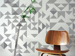 Goldsmith embroidered wallpaper by Custhom the Collection Modern walls & floors Wallpaper