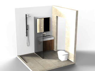 Minimalistic Bathroom, Alexander Claessen Alexander Claessen Phòng tắm