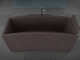 The Grey & Brown Lava Stone for the Modern Bathroom Environment, Ranieri Pietra Lavica Ranieri Pietra Lavica Kamar Mandi Modern