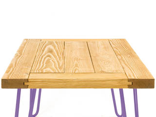 Table with a real piece of wood, Gie El Home Gie El Home Soggiorno moderno