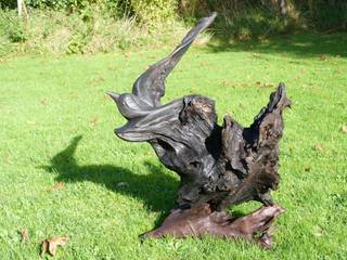 Flight Irish Bog Wood Sculpture Other spaces Sculptures