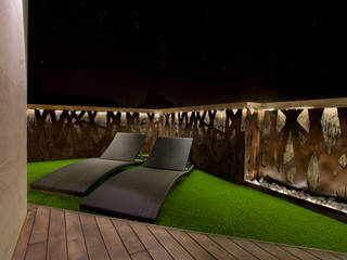 Duplex en Barcelona, The Pont design The Pont design Patios