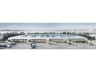 Perm Bolshoye Savino Airport New Terminal, Ricardo Bofill Taller de Arquitectura Ricardo Bofill Taller de Arquitectura
