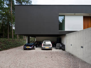 Villa Veth, 123DV Moderne Villa's 123DV Moderne Villa's Garajes modernos