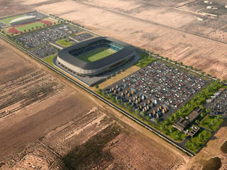 New Al Russafa Stadium in Baghdad. 30K, Javier Garcia Alda arquitecto Javier Garcia Alda arquitecto