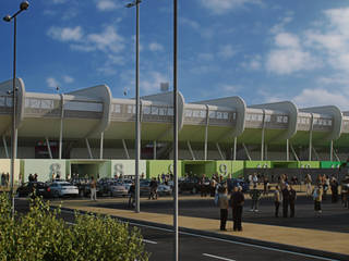 New Misratah Stadium in Libya. 20K, Javier Garcia Alda arquitecto Javier Garcia Alda arquitecto Rooms