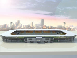 ​5 Prototypes of stadium in Libya. 10K, Javier Garcia Alda arquitecto Javier Garcia Alda arquitecto Rooms