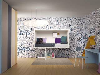 3Dots Wallpaper - Lagostudio, Jennifer Rieker - Produktdesign Jennifer Rieker - Produktdesign オリジナルデザインの 子供部屋