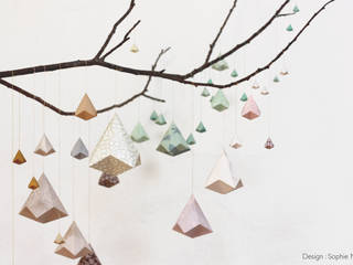 " Objets à rêves" en origami, Sophie Morille Designer Textile Sophie Morille Designer Textile 다른 방