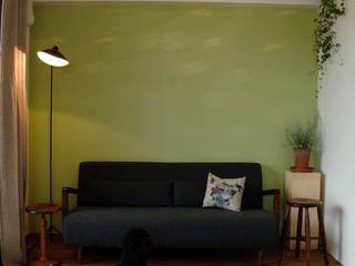 こだわりをたっぷり詰め込んだ、無垢材の温もり溢れる空間, 株式会社スタイル工房 株式会社スタイル工房 Eclectic style walls & floors Paint & finishes