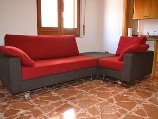 Re-Made, P. Pennestrì vestire gli interni P. Pennestrì vestire gli interni Modern living room Sofas & armchairs