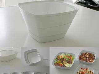 入れ子のお重 The nest of plastic boxes, YUMIKA Design YUMIKA Design Cocinas: Ideas, diseños y decoración