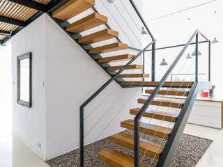 KROPKA STUDIO'S PROJECT, Kropka Studio Kropka Studio Modern corridor, hallway & stairs