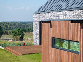 House in the Landscape, Kropka Studio Kropka Studio Moderne Häuser