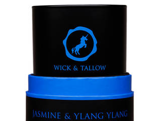 Wick & Tallow Jasmine & Ylang Ylang, Wick & Tallow Wick & Tallow Rumah Modern