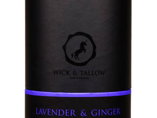 Wick & Tallow Lavender & Ginger Candle, Wick & Tallow Wick & Tallow Case moderne