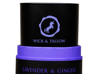 Wick & Tallow Lavender & Ginger Candle, Wick & Tallow Wick & Tallow Maisons modernes