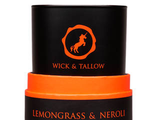 Wick & Tallo Lemongrass & Neroli Candle, Wick & Tallow Wick & Tallow Maisons modernes