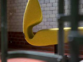 Lounge chair Luna, B crea B crea غرفة المعيشة