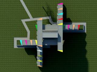 Container Housing, MODI SRIVASTAVA AND ASSOCIATES: industrial by MODI SRIVASTAVA AND ASSOCIATES,Industrial