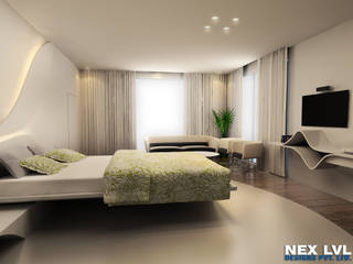 AMBIKAPUR, NEX LVL DESIGNS PVT. LTD. NEX LVL DESIGNS PVT. LTD. Ruangan