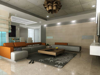 Apartment Interiors , Hiranandani Towers, Play Design Studio Play Design Studio Nhà