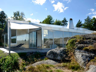 Aluminum Cabin, Jarmund/Vigsnæs AS Arkitekter MNAL Jarmund/Vigsnæs AS Arkitekter MNAL Casas de estilo ecléctico