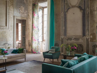 Madhuri Print collection AW14, Designers Guild Designers Guild Mediterranean style windows & doors Curtains & drapes