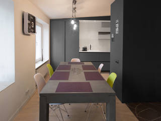 LOFT_cuisine/salle à manger, GRUPA HYBRYDA GRUPA HYBRYDA Modern Kitchen