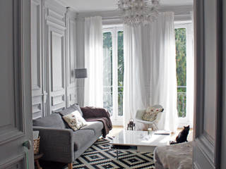 Appartement Scandinave & Français, Matin de Mai Matin de Mai Scandinavian style living room