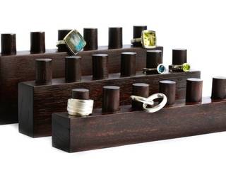 ring stand, ring holder , set of 3 sizes for 18 rings, Alkita GmbH Alkita GmbH Ruang Ganti Klasik