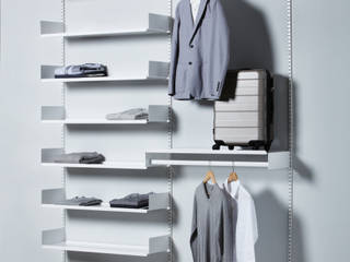 FLOATING SHELVING_OPEN DRESSROOM SOLUTION, THE THING FACTORY THE THING FACTORY Modern style dressing rooms Wardrobes & drawers