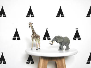 STICKERS TIPIS, pöm pöm Eclectic style nursery/kids room