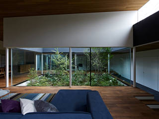House in Higashimurayama, 石井秀樹建築設計事務所 石井秀樹建築設計事務所 Modern living room