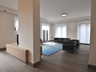 Appartement Amsterdam, Bobarchitectuur Bobarchitectuur Minimalistische Wohnzimmer