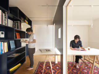 SWITCH apartment, YUKO SHIBATA ARCHITECTS YUKO SHIBATA ARCHITECTS Modern Study Room and Home Office
