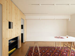 SWITCH apartment, YUKO SHIBATA ARCHITECTS YUKO SHIBATA ARCHITECTS 모던스타일 서재 / 사무실