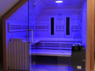 Meine Design-Sauna, corso sauna manufaktur gmbh corso sauna manufaktur gmbh Spa escandinavos Vidrio