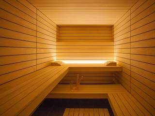 Meine Design-Sauna, corso sauna manufaktur gmbh corso sauna manufaktur gmbh Spa escandinavos Madera Acabado en madera