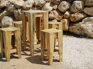 Table en bois de palette, Wood BC Wood BC Livings de estilo ecléctico