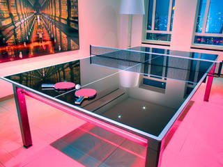 G4 Ping-Pong Table, Quantum Play Quantum Play Salas de entretenimiento de estilo moderno
