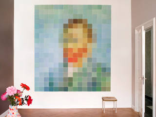 Van Gogh pixel, IXXI IXXI モダンデザインの リビング