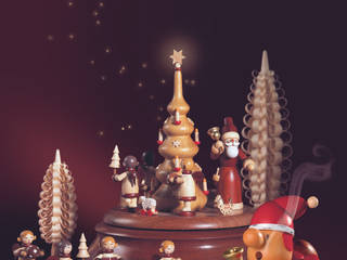 Weihnachtsstimmung, Kleinkunst aus dem Erzgebirge® Mueller GmbH Kleinkunst aus dem Erzgebirge® Mueller GmbH Salas y Recibidores: Ideas, diseños y decoración Accesorios y decoración