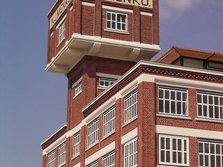 Wonen in een fabriek, Erik Knippers Architect Erik Knippers Architect Powierzchnie handlowe