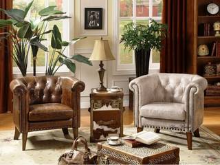 Cleaning a Leather Chesterfield Sofa, Locus Habitat Locus Habitat Classic style living room