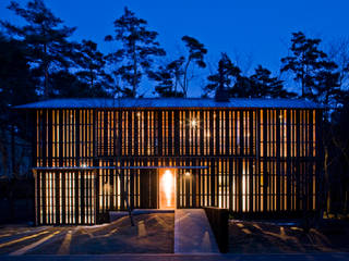 House in Daisen, 大角雄三設計室 大角雄三設計室 Scandinavian style houses Wood Wood effect